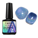 9D Cat Eye Gellack Blau-Lila Glitzer UV/LED